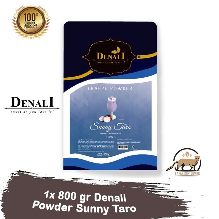 

BERKUALITAS Taro Powder merk Denali