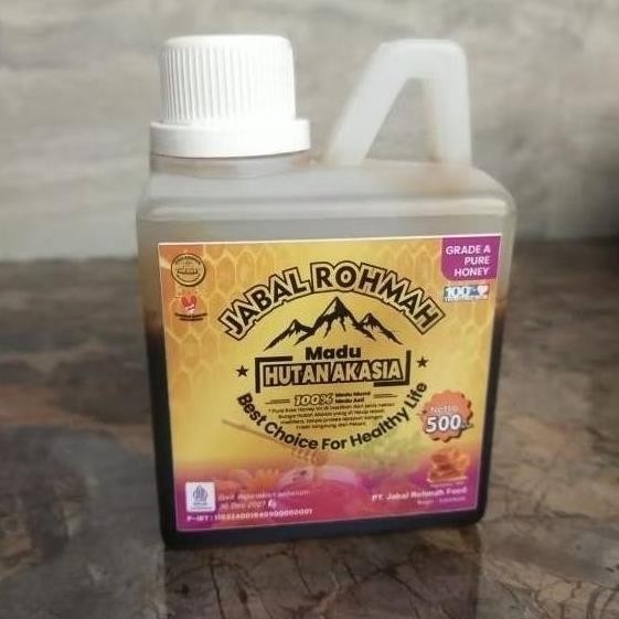 

Madu 500gr Hutan Akasia Jabal Rohmah Murni Asli Grade A 100% Alami Pure Raw Honey