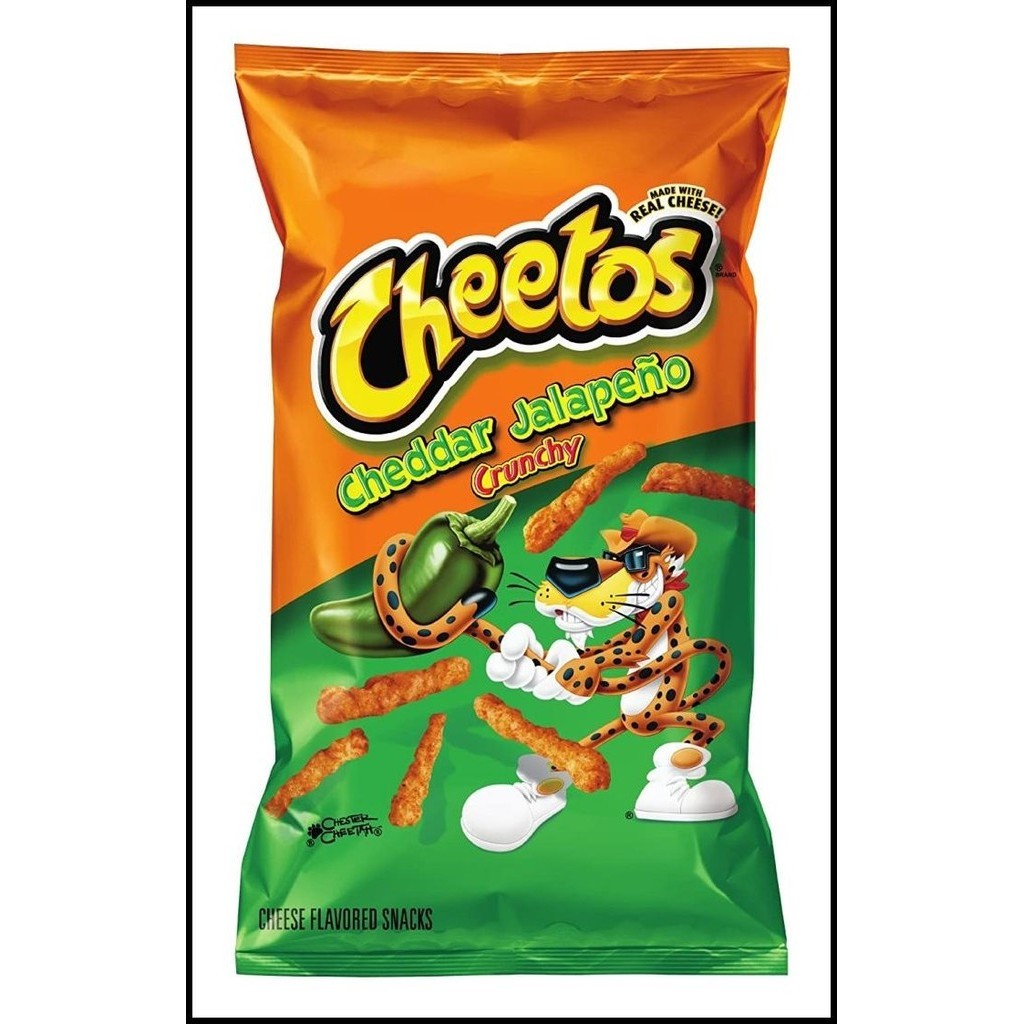 

Cheetos Chedar Jalapeno Crunchy Snack Makanan 240Gram