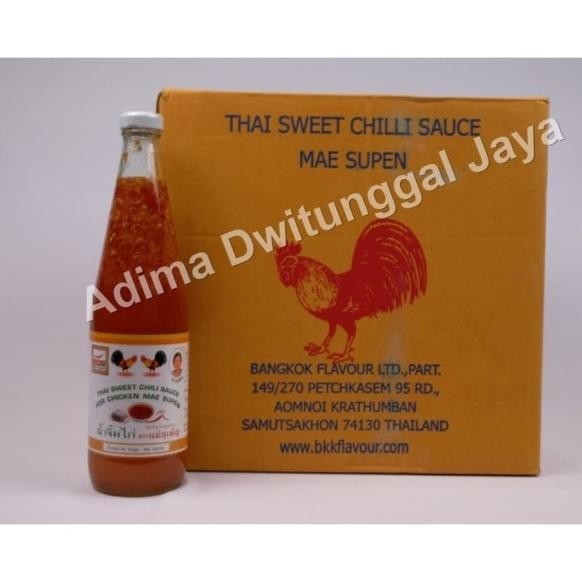 

Thai Sweet Chili Sauce Mae Su 930 Gr / Dipping Sauce - Karton