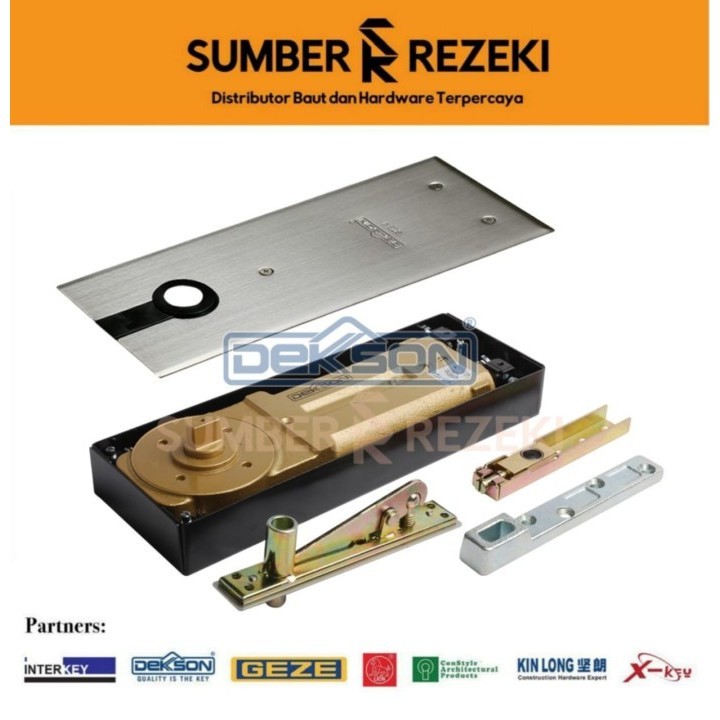 FLOOR HINGE DEKSON BTS 84 BODY ONLY / ENGSEL PINTU KACA/ ENGSEL TANAM
