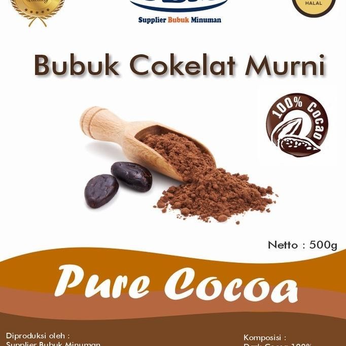 

Bubuk Cokelat Murni 100% Pure Cocoa Powder Dark Chocolate Asli SBM BS76