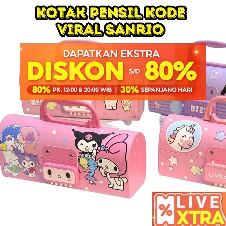 

Promo Hemat! BOS Kotak Pensil Karton+Kunci Pin/Tempat Pensil/Pencil Case Locker Terlaris