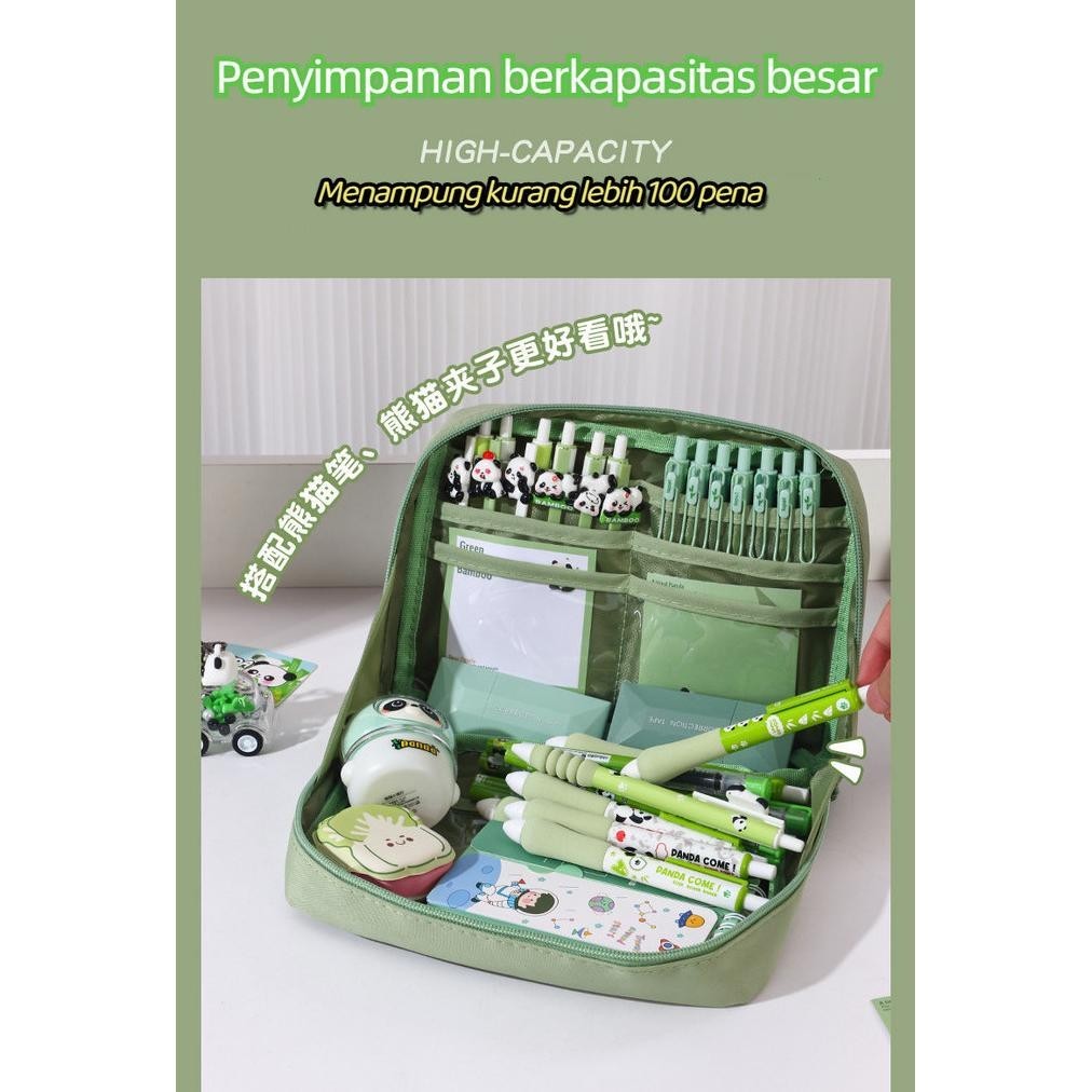

fth-56 Tempat pensil berkapasitas besar / kotak alat tulis anak yang indah / tas penyimpanan kosmetik anak perempuan Berkualitas