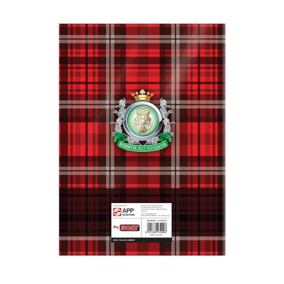 

ed-7 [Stationery Spectrum] BigBoss Campus Buku Tulis 50 Lembar - BBO EB 50 CAM Sale