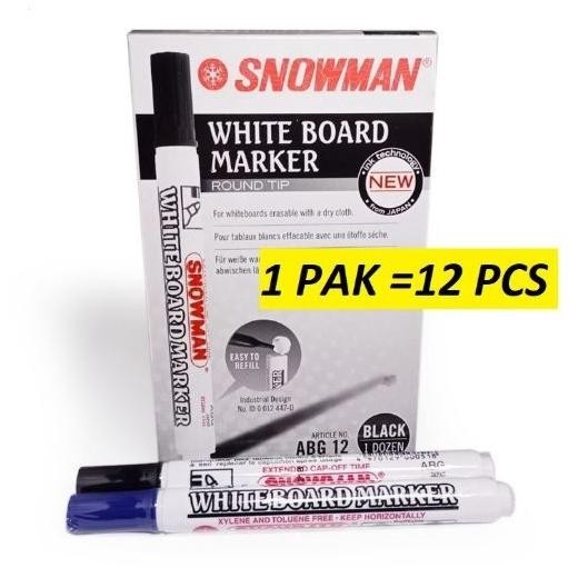 

ew-45 (12pc) SPIDOL WHITEBOARD SNOWMAN BG 12 / SEPIDOL PAPAN TULIS ABG 12 / SPIDOL PAPAN TULIS BISA DIHAPUS Termurah
