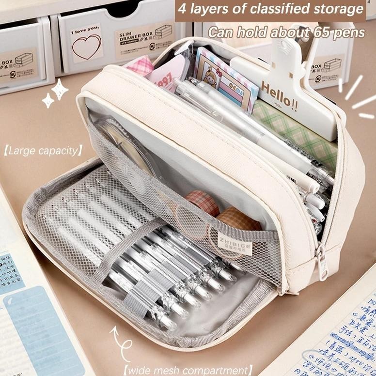 

QIG-1722 TEMPAT PENSIL KOREA MULTI SEKAT UKURAN BESAR Original