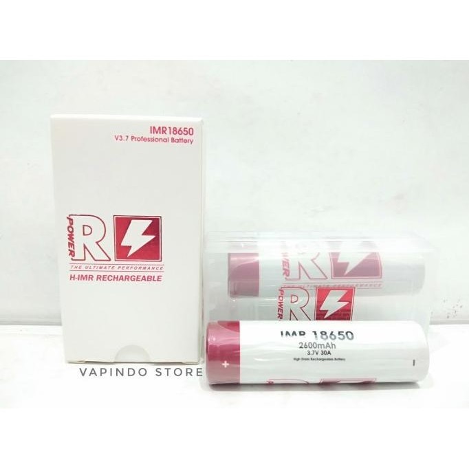 Battery R Power Red Ultimate 18650 2600Mah 30A Baterai