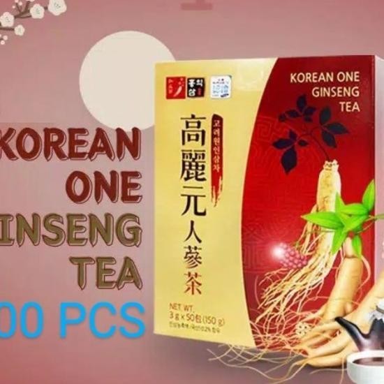 

1 Kotak Utuh (100Pcs) Korean One Red Ginseng Tea / Teh Ginseng Merah