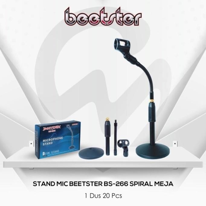 PROMO TIANG MIC MEJA/STAND MIC MEJA BEETSTER #ORIGINAL