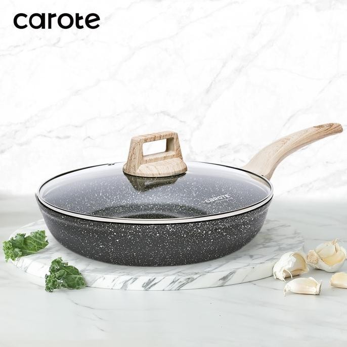 Carote EW Wajan Penggorengan Anti Lengket (Frypan) Batu Granit