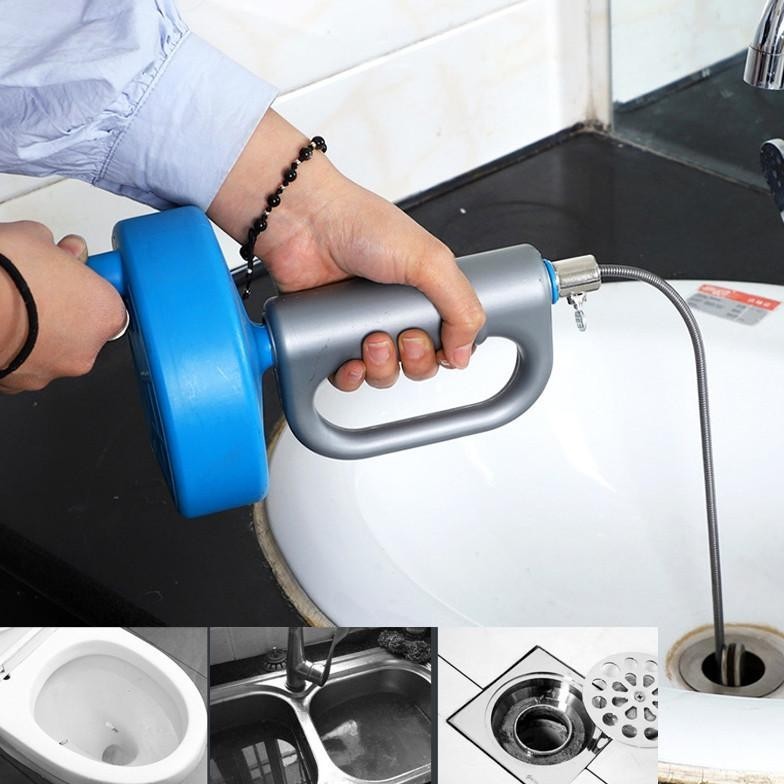 15M Pipe Cleaner Alat Pembersih Saluran Pipa Mampet