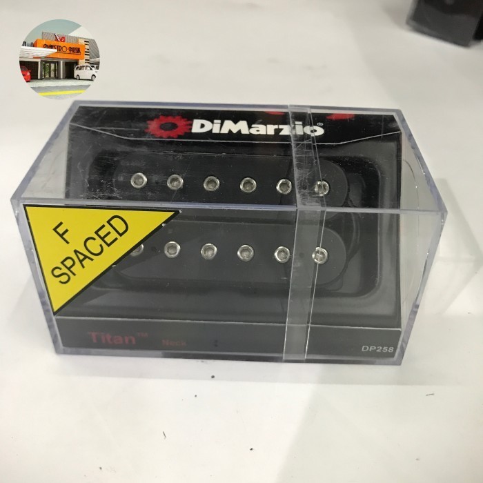 Ready Stok - Dimarzio Dp258 Fbk - Titan Neck, F Spaced Black