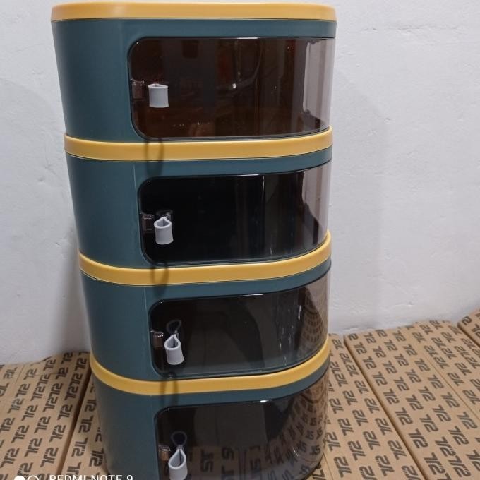 tudung saji 4 susun, food storage 4 layer, fs gen 3 tritu, tudung saji