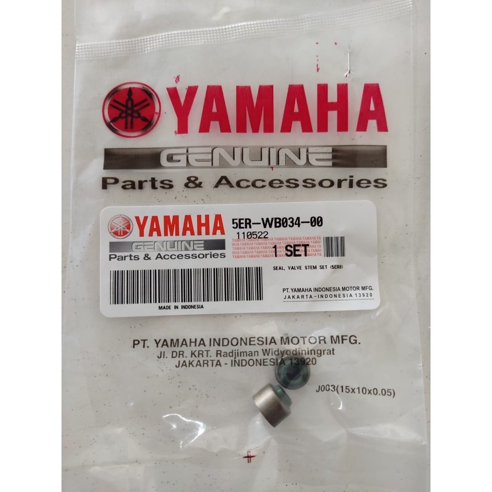 Seal Klep (5ER-WB034-00) Original Yamaha | Untuk Motor Vega R, Jupiter Z, Crypton, Vega ZR & Jupiter