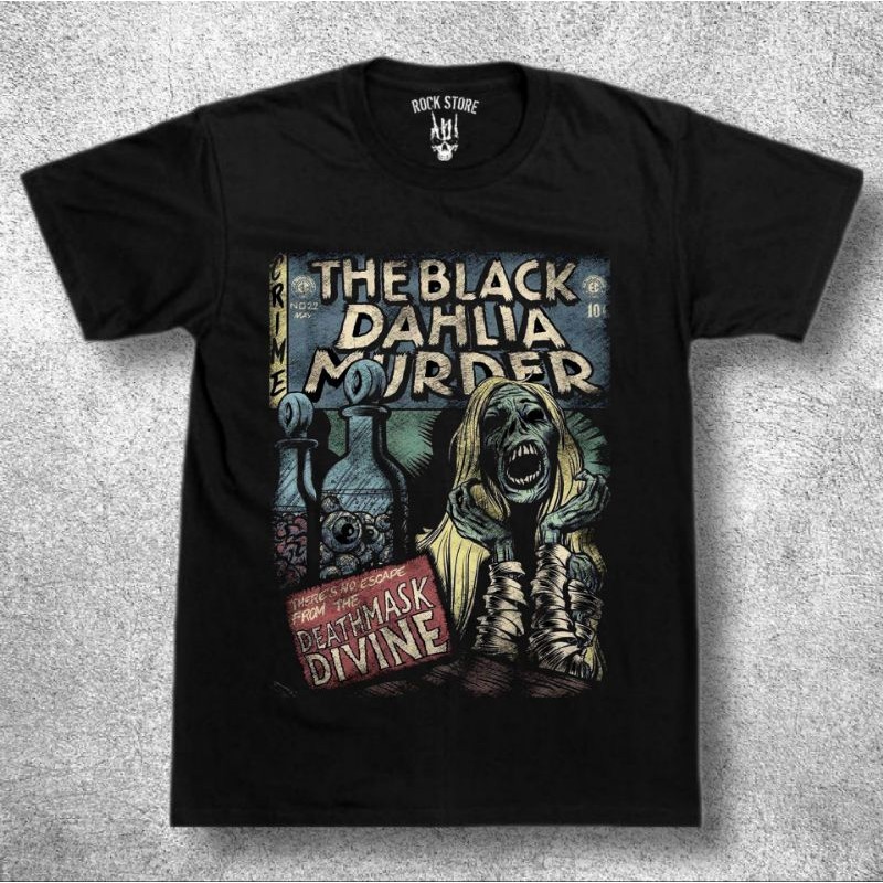 Tshirt the black dahlia murder death mask divine Premium catton