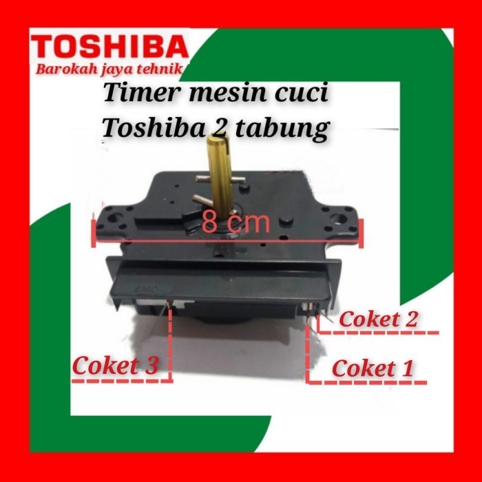 TIMER MESIN CUCI TOSHIBA 2 TABUNG