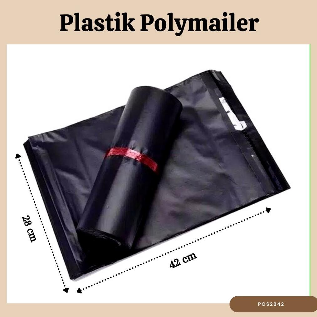 

(Ecer) Plastik Packing Online Shop Hitam Kd1-5