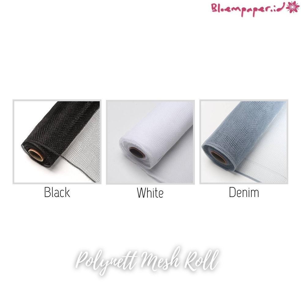 

Do86 Polynet Mesh Roll / 50 cm X 10 Yard/ Flower Wrap / Buket Bunga / Dekorasi Buket / Kertas Bunga / Kertas Buket Bunga / Flower Bouquet / Flower Wrapping Korean / Dekorasi Bunga / Jaring Mesh Korea / Polynet Mesh Tile Korea Viral