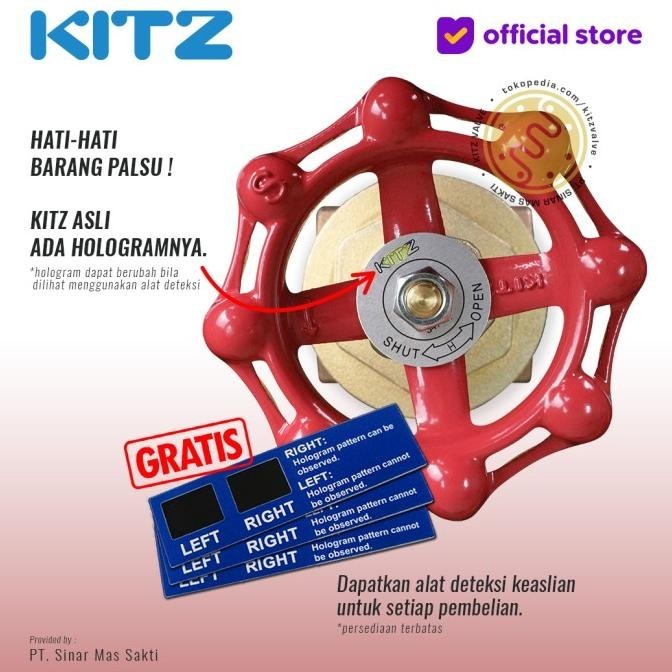 Gate Valve Bronze Kitz Fig. 125 H , Drat / Screw