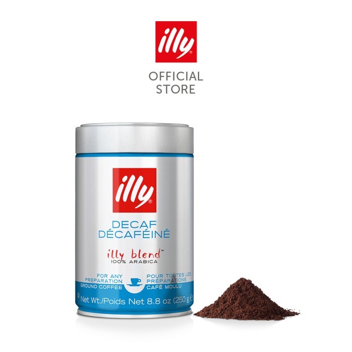 

Illy Coffee - Decaf - Kopi Bubuk 250 Gr