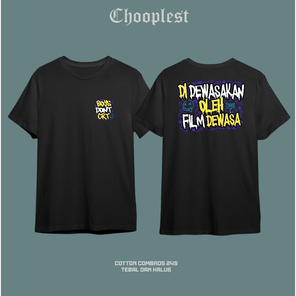 Terlaris Kaos Didewasakan Film Dewasa V2 Free Sticker