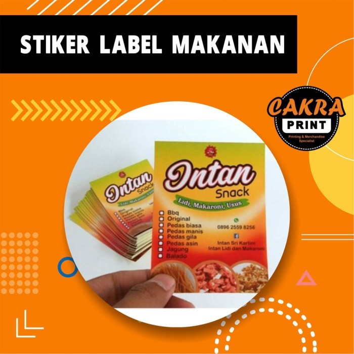 

Sale Stiker Label Makanan Kering (Isi 100 Pcs)
