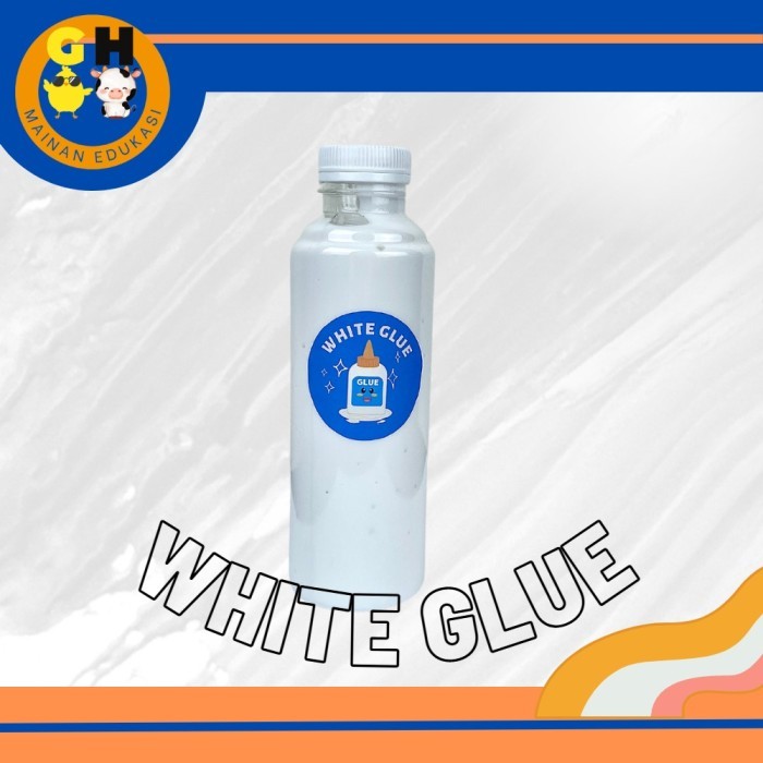 

Jual Lem Putih Slime White Glue Setara Lem Fox PVAC 250ml by GHEduPlay Murah