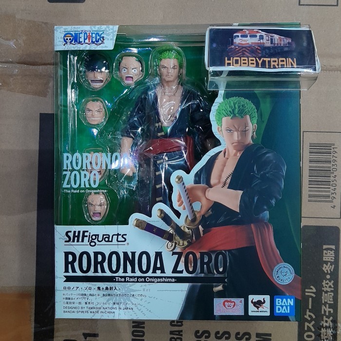 SHF RORONOA ZORO THE RAID ON ONIGASHIMA FIGURE