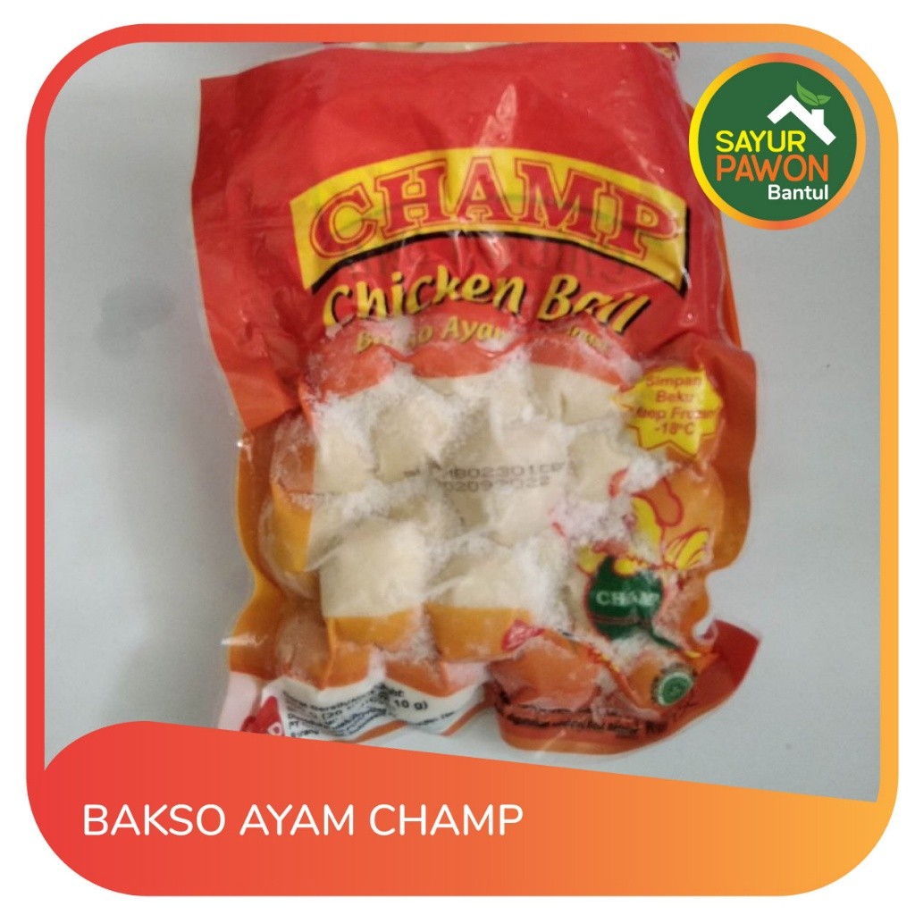 

Bakso Ayam CHAMP 200 gram (frozen)