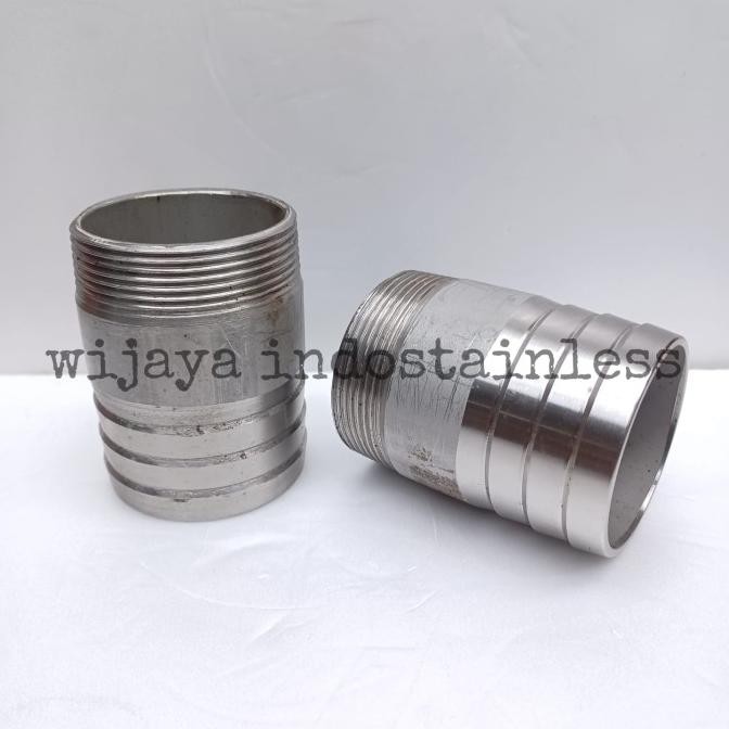 Pipa Nepel - Hose Nepel Selang Drat 2" inch SS 304