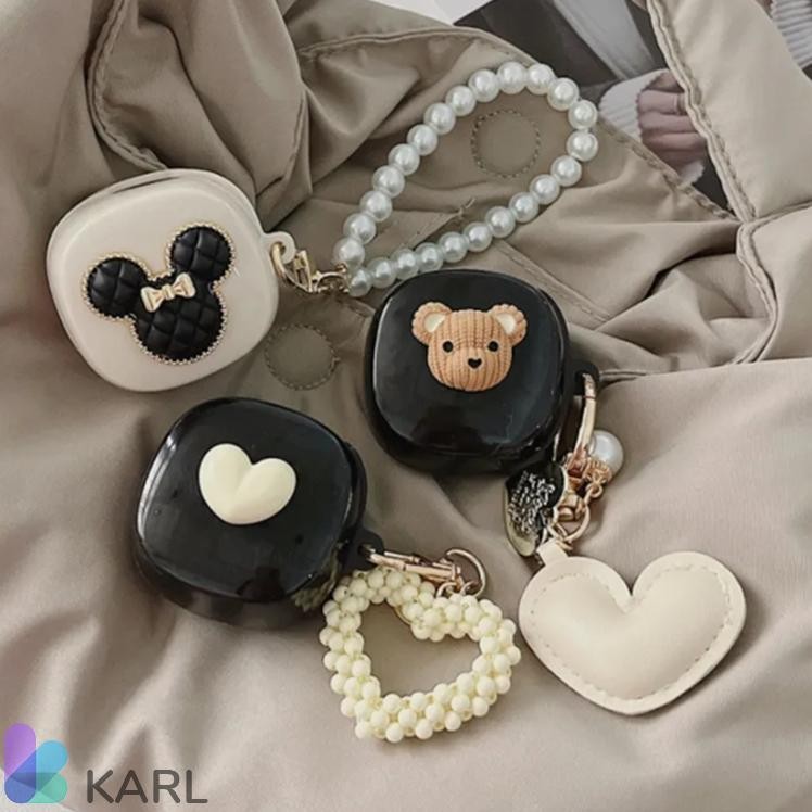 gs-56 Case Baseus WM01 WM02 3D Kartun Lucu Casing Earphone TWS Pelindung Cover Karl Premium