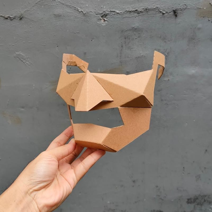 

WDF Pola Kerajinan Kardus no.1969: Helm Dan Topeng Samurai (versi Baru) TERLARIS