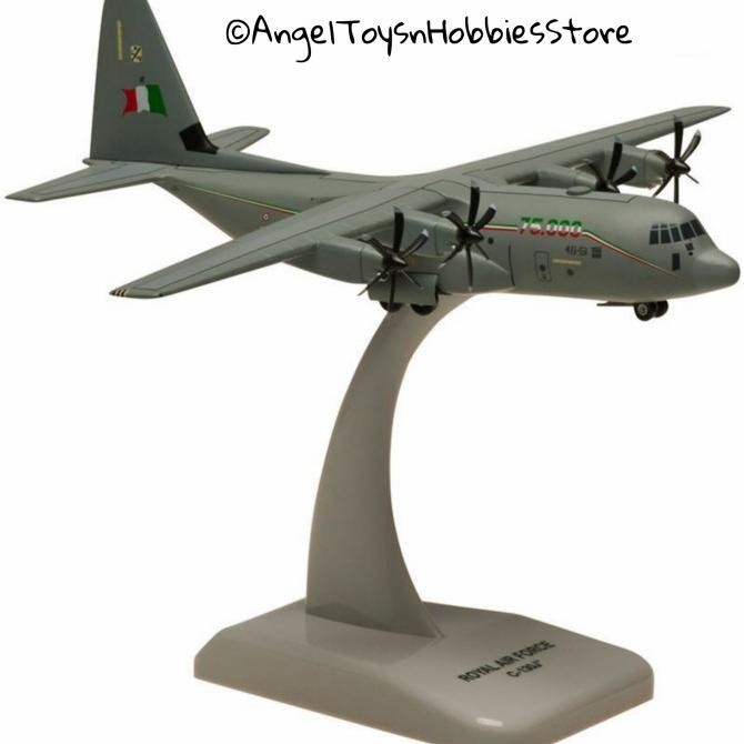 Miniatur Pesawat Diecast Hogan Wings 1/200 C-130J Hercules 75000 Fh