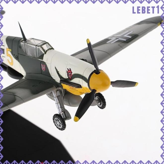 Bf-109 / Me-109 Miniatur Diecast Pesawat Tempur Piston Skala 1 / 72