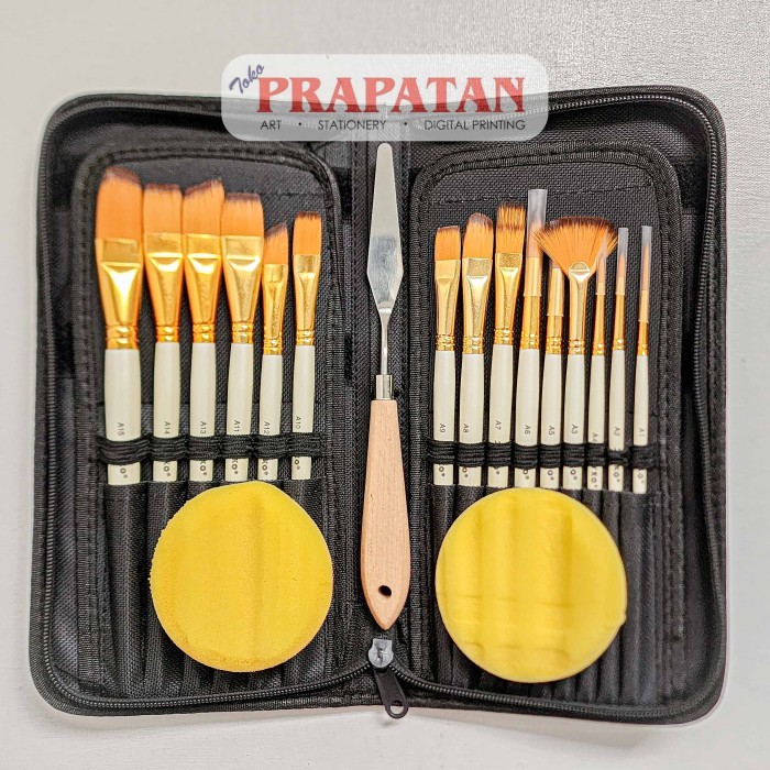 

Azalia Joyko Art Brush Set Brs-12 / Kuas Lukis Joyko / Set Alat Lukis