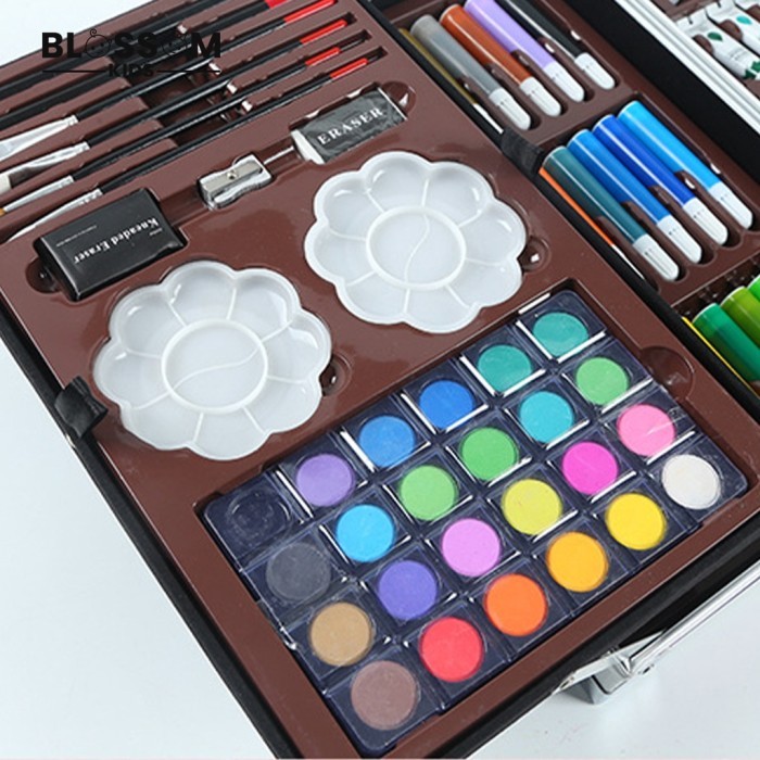 

Azalia Crayon Koper Besi Tingkat Crayon Anak Set Lengkap Alat Lukis - Blossom