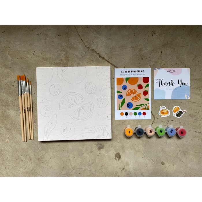 

Azalia Paint By Numbers Kit: Paintinc Id X Everydayyobe Alat Lukis