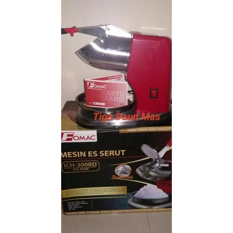 Mesin Serut Es Fomac