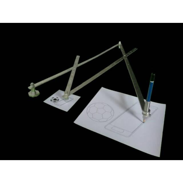 Azalia Ch7 Pantograf Alat Gambar Aluminium Pantograph Alat Lukis Alat