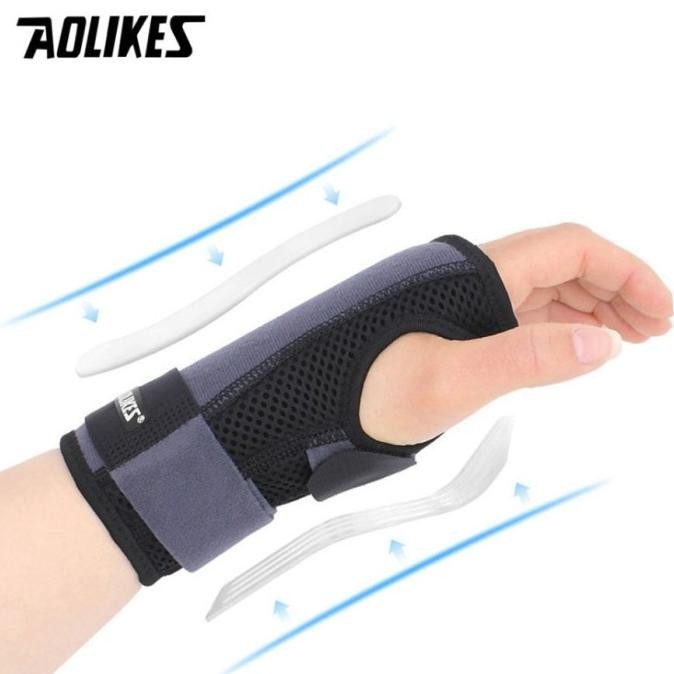 

Aolikes 1671 Wrist Hand Support Carpal Tunnel Terapi Cidera Tangan Ori