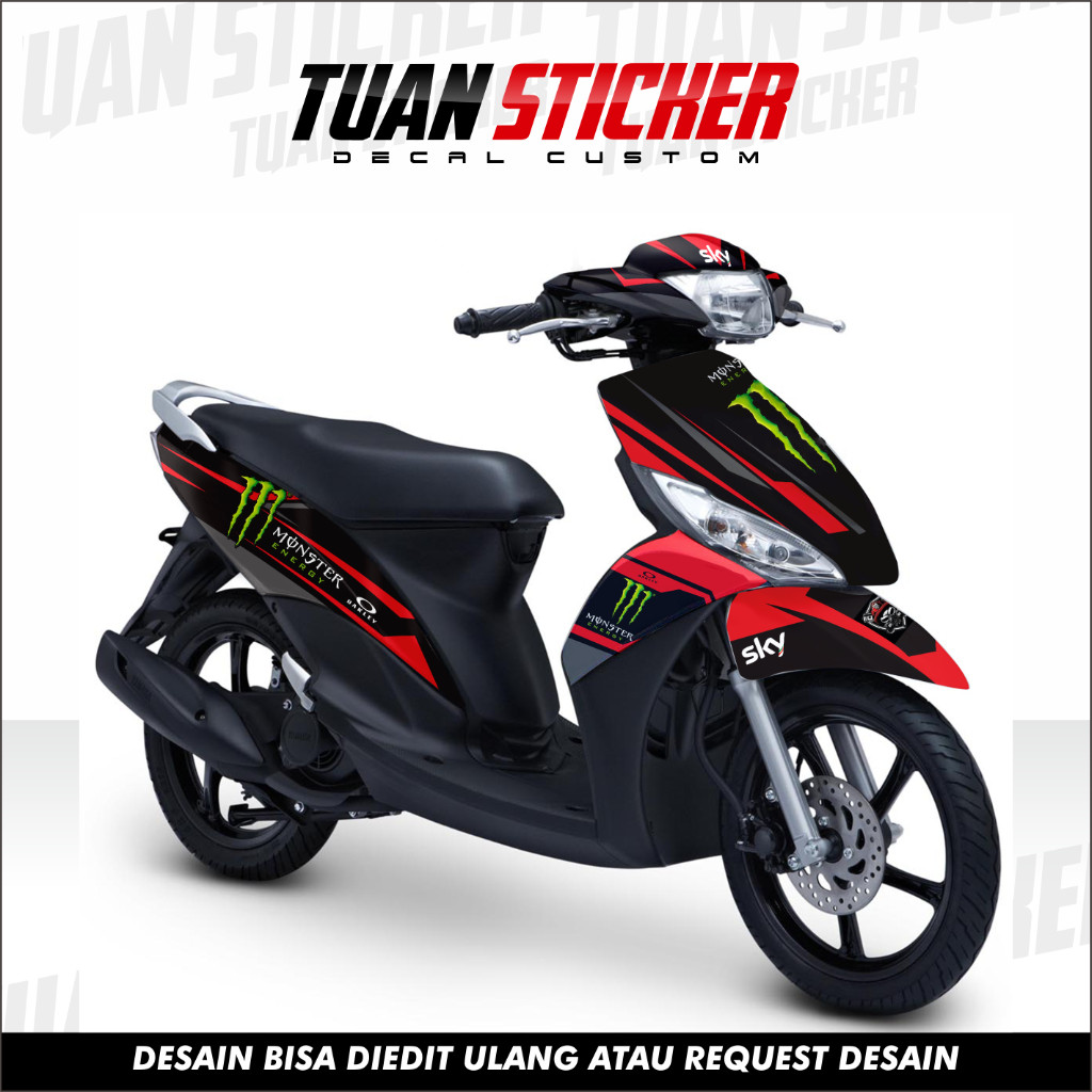 Decal Mio J Full Body Stiker Mio J Variasi Full Body Striping Mio J Variasi kode kosong delapan