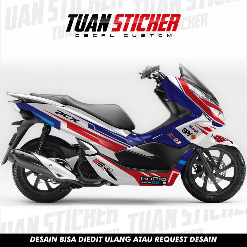 Sticker decal PCX , Striping PCX , Sticker PCX , Sticker Honda PCX Gfx