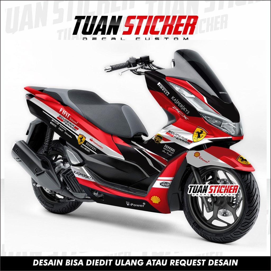 Sticker decal PCX 160 , Striping PCX full body 160 , Sticker PCX 160 , Sticker Honda PCX 160 fer