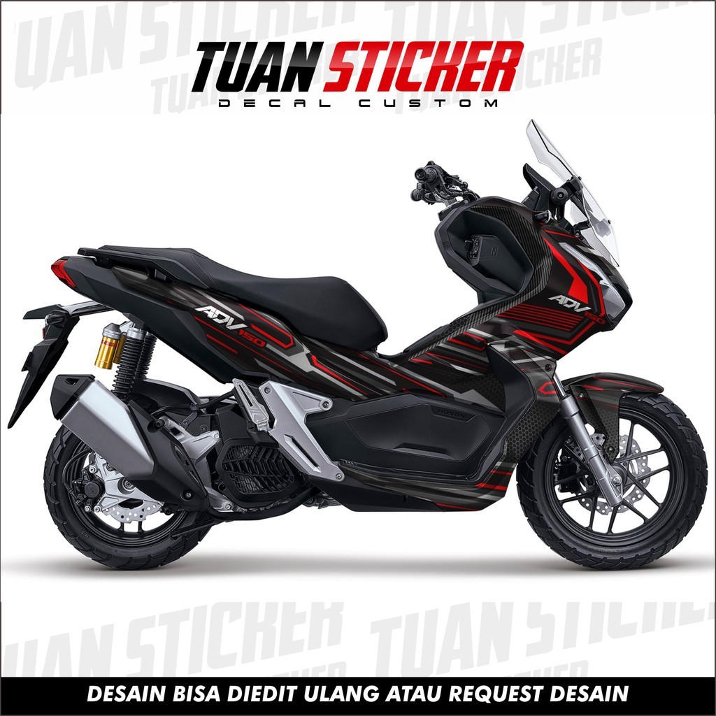 Sticker Striping DECAL Honda ADV 150, Sticker Decal ADV, Sticker ADV 150 ,striping ADV FTX