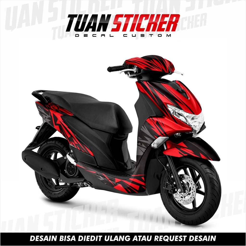 Sticker Decal Freego, Sticker Yamaha freego, Striping Freego full body, Stiker Yamaha Freego rgfxc