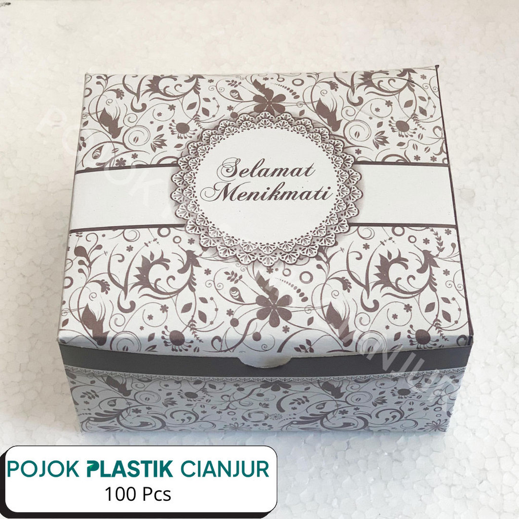 [100 pcs] Snack Box / Dus Snack 100 Pcs PANCA BUDI 16x12 Batik