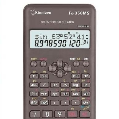 

KINCIZEN FX 350 MS 2ND Kalkulator Sekolah Calculator Kuliah Spt CASIO H24M