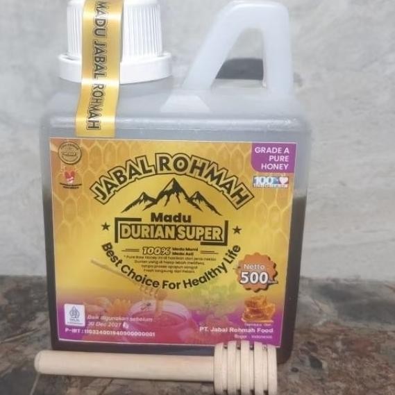 

Madu Murni Asli Durian Super 500gr Grade A 100%Alami Pure Natural Raw Honey