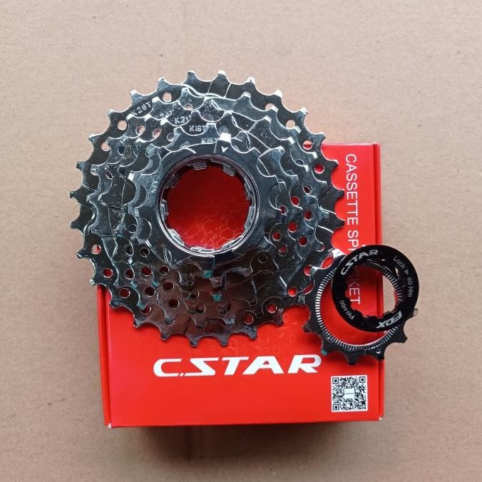 sprocket/freewheel cstar 7speed/7 speed FW-H50 12-28T silver cassette